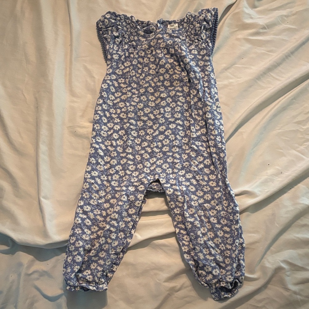 Floral Blue Kids Bodysuit